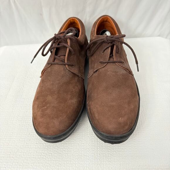 Tommy Bahama Shoes Mens Sz 11 Oxford Brown Leather Driving Made in Spain Lace Up - Picture 3 of 9